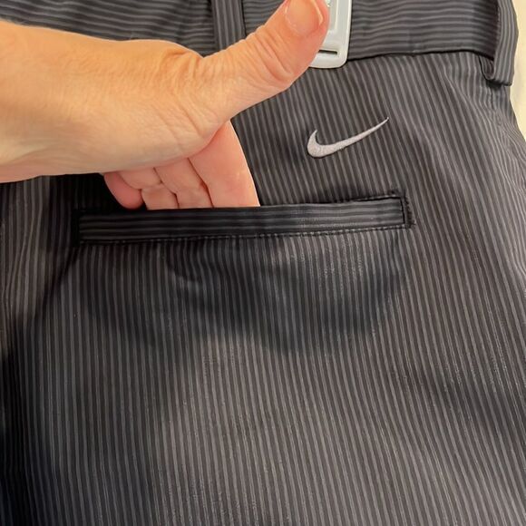 Nike Golf Dri Fit Pants Gray Striped Men's Size 36 x 32 - Picture 6 of 8